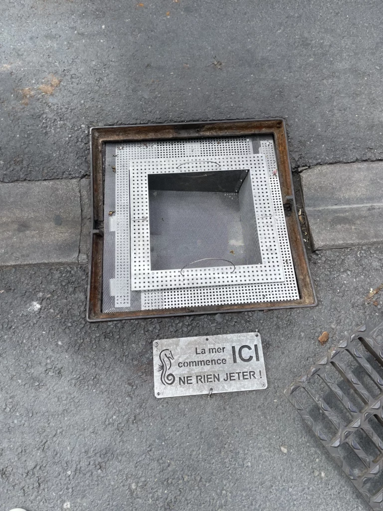 Piège anti-déchets à Valras