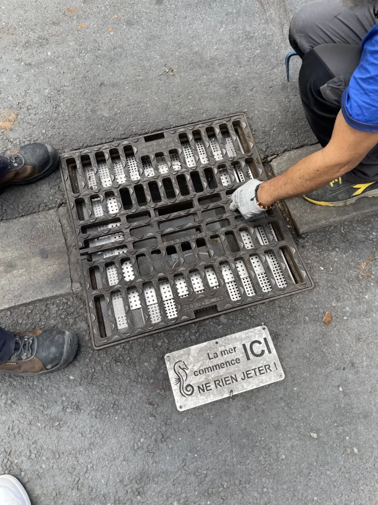 Piège anti-déchets à Valras